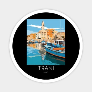 A Pop Art Travel Print of Trani - Italy Magnet